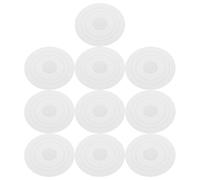 YARNOW Filtro per Soffione Doccia in Acciaio Inox 10 Pezzi, Piastra | Disco Rotondo da 2, 83 Pollici, Compatibile Uscite Manuali e Soffioni Pioggia, Argento