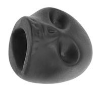 YARNOW Fischietto Della Morte in Ceramica Nero Fischio Urlante Decorazione a Forma Di Teschio Per Festa Di Halloween e Forniture Per Feste Da Tavolo