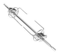 YARNOW Forchetta Girevole in Acciaio Inox per Arrosto di Pollo e Tacchino, Spiedino per Carne da Cucina, Accessorio per Forno e Barbecue Domestico, Set 1 Pezzo per Griglia e Girarrosto