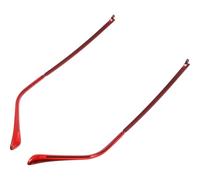 YARNOW Gambe per Braccia per Occhiali in Metallo e Resina Rosso 1 Paio per Riparazione e Sostituzione Previene Rotture e Riduce Contatto Orecchie Adatto per Occhiali