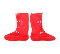 YARNOW Ghette da Trekking Impermeabili Rosse Alte Copriscarpe Antisabbia Regolabili per Escursionismo e Viaggi all’Aperto Taglia 38-39