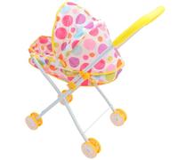 YARNOW Giocattoli carrelli di simulazione macchina bambina decorazione del passeggino per bambole piccolo passeggino roba da bambola carrello delle bambole Panno Oxford