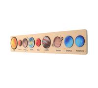 YARNOW Giocattoli del puzzle planetario formiche vive lampada da parete lunare manipolanti stelo del proiettore del cuore giocattoli di unicorno spazio Di legno Beige