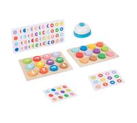 YARNOW Giocattolo di Direzione Freccia in Legno per Gioco Interattivo Educativo Cognitivo Set Puzzle Direzionale Sicuro Bordi Arrotondati per Sviluppo Logico e Osservazione