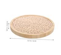 YARNOW Gioco Del in Legno Rompicapo Per Educazione Precoce Tavola Da Gioco Portatile Con Perline Per Ragazzo e Ragazzi