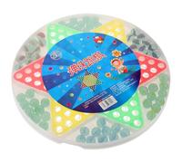 YARNOW Gioco di Dama Perline di Vetro Educativo, Materiale Plastica e Vetro, Sviluppo del Pensiero Strategico, per Feste di Compleanno e Attività Ludiche Stili multipli