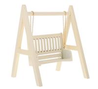 YARNOW Giostra Miniatura Per Bambole Decorazione Per Casa Delle Bambole Statuetta Per Altalena Per Case Minuscole Mobili Per Case in Miniatura