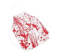 YARNOW Grembiule da Macellaio Horror Regolabile Effetto Sangue per Feste di Halloween, Accessorio Costume Insanguinato per Travestimenti Casa Dell’orrore, Unisex, Taglia Unica