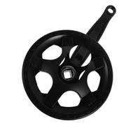 YARNOW Guarnitura Bici Denti in Carbonio Resistente Pedivella Singola con Copricatena per Mountain Bike Facile Installazione e Prestazioni