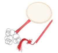 YARNOW Hand Drum Con Superficie Bianca Per Creatività Performance Di Danza e Strumento Tradizionale Cinese Per Educazione Culturale