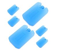 YARNOW Impacchi di Ghiaccio Riutilizzabili 6 Pezzi per Refrigeratori, Contenitori per Ghiaccio Fresco Compatibili Ventole di Raffreddamento, Blocchi Refrigeranti per Trasporto a