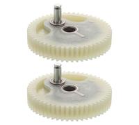 YARNOW Ingranaggi per Pompa Aria Compressa 2 Pezzi Beige in Plastico Riduzione Rumore e Pressione Costante per Compressore Pneumatico da Garage