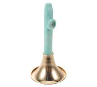 YARNOW Kazoo portatile a forma di corno - Imita i suoni di tromba, sassofono e corno - Strumento musicale kazoo per festival, feste e didattica musicale - Azzurro