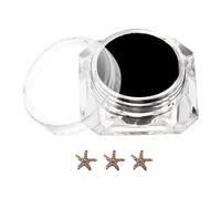 YARNOW Kit di Cristalli per Denti Decorazioni Metalliche Sottili 3 Pezzi Rosa Oro 5Mm Gioielli per Denti Fai da Te per Feste Concerti e Regali Unici