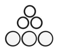 YARNOW Kit Membrana di Ricambio per Stetoscopio Medico in Pe 6 Pezzi con Anello Antigeelo per Riparazione Professionale in Ambito Sanitario