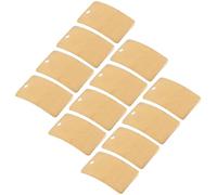 YARNOW Lastre di Ottone Rettangolari Materiale Creativo in Ottone Dorato con Foratura Singola 25 Pezzi per Bigiotteria Fai da Te per Decorazioni Quotidiane e Matrimoni