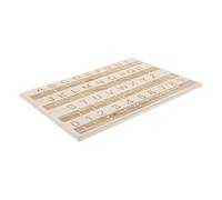YARNOW Lavagna Braille in per Principianti Strumento Educativo Tattile per Ragazza e Adulti Apprendimento Interattivo dell'Alfabeto Braille