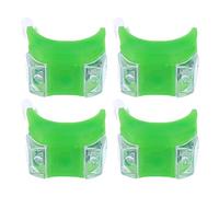YARNOW Luce LED per Navigazione Barca Verde in Silicone 3 modalità Luce, Facile Montaggio, per Ciclismo e Mountain Bike, Confezione da 4 Pezzi