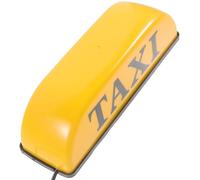 YARNOW Luce LED Taxi da Tetto 12V per Auto e Modelli Vari Indicatore Luminoso Giallo Resistente per Uso Esterno e Stradale