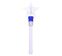 YARNOW Luminosa Azzurra a Forma di Stella Rotante in Plastica Portatile per Feste e Celebrazioni Natalizie Atmosfera Festiva