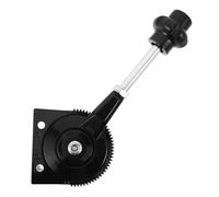 YARNOW Maniglia Acceleratore Trattore, Comando Acceleratore Manuale, Leva Gas in Lega e Plastica Nera, Foro Vite 7mm, per Veicoli Agricoli e Mezzi Pesanti, Installazione Facile