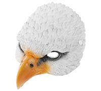 YARNOW Maschera da Aquila in Pu per Halloween e Cosplay, Maschera Animale Alta Resistenza e Design Gufo, Accessorio Costume per Feste