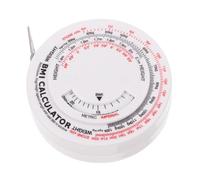 YARNOW Metro a Nastro Per Misurare Grasso Corporeo 1,5 m Calcolatore Dell'imc Strumento Di Misurazione Del Grasso Vita e Circonferenza Corpo Tondo Retrattile Per Monitoraggio Salute e Fitness