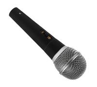 YARNOW Microfono Plastica Simulato per Microfono da Realistico per Giochi Ruolo Spettacoli Sul Palco e Allenamento Al Public Speaking Leggero e Portatile per Feste e Presentazioni