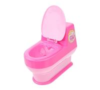 YARNOW Mini Comò Elettrico per Vasino Simulato con Funzione Casa delle per Sviluppo Coordinazione e Creatività Colori Vivaci Adatto per Giochi Educativi