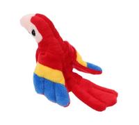 YARNOW Mini da Dito Realistico Pappagallo Peluche Interattivo e Narrazione per Genitori Stimola Sviluppo Del Linguaggio e Divertimento Educativo