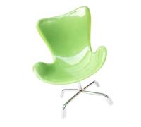 YARNOW Mini Sedia da Computer in Simulazione Verde, Accessorio Creativo per Mobili Miniatura e Decorazione Scrivania, per Collezionisti e Micro Ambienti