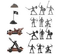 YARNOW Modelli Militari Miniatura Realistici per Decorazione Rustica e Gioco Educativo Soldatini e Veicoli Storici per Collezione e Fotografia