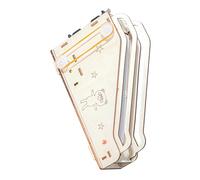 YARNOW Modellino Scala Mobile Elettrica in Legno DIY Kit Stem per Progetto Scientifico di Esperimenti Meccanici Gioco Educativo Circuito di Esperimenti