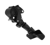 YARNOW Morsetto per Supporto Microfono da Tavolo 2 Pezzi in Plastica Resistente Dado 1/4' e Clip Ammortizzante Antishock per Studio, Trasmissioni e Registrazioni Professionali