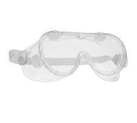 YARNOW Occhiali di Sicurezza per Uomo Design Ergonomico in Plastico, Antigraffio e Fascia Elastica, per Chimica e Cantieri Contro Vento e Schizzi Chimici