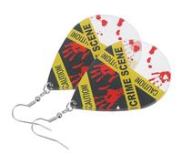 YARNOW Orecchini a Tema Halloween Pendenti in Acrilico Insanguinati, Decorazioni Uniche per Cosplay e Feste, Set da 1 Paio per Travestimenti e Regali di Halloween