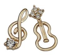 YARNOW Orecchini Musicali a Goccia Piccoli Nota e Violino, Gioielli Asimmetrici per Donne Amanti della Musica, Regalo Elegante per Occasioni Speciali e Feste