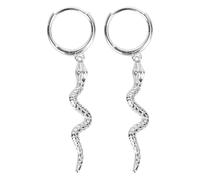 YARNOW Orecchini Serpente in Argento 925 per Donna, 1 Paio, Design Creativo a Forma di Serpente, Facili da Indossare per Uso Quotidiano e Occasioni come Natale