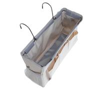 YARNOW Organizer e Organizzazione a Strati Installazione Facile Oxford Beige da Comodino per Dormitorio Studentesco e Casa