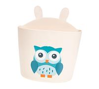 YARNOW Organizer Fasciatoio Sospeso Per Cameretta Portatutto Da Appendere Al Letto Cesto Contenitore Per Pannolini Vicino Alla Culla Beige Con Design