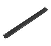 YARNOW Organizer Supporto per Cavi con Spazzola 1u in Metallo Nero per Gestione Cavi e Protezione per Armadio di Rete in Scenari Complessi Ufficio