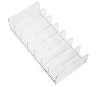 YARNOW Organizzatore Cosmetici in Plastica Multiuso 7 Scomparti a Griglia per Smalti e Ombretti, Forma Semplice per Separare e Organizzare Prodotti di Bellezza in Modo Verticale