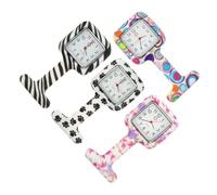 YARNOW Orologio Da Infermiera in Silicone Spilla Da Tasca, Quadrante Chiaro, Resistente e Pratico, Orologio Da Guardia Per Donne in Ambito Medico e Sanitario