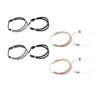 YARNOW Paia di Stringhe Elastiche per Stabilità e Comfort Durante la Camminata per Scarpe Tacchi Alto 4 in Pu e Pietre Decorative, Cinturini Semplici alla Moda