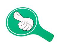 YARNOW Palette Per Voto Per La Giuria Forniture Per L'Aula Accessorio Per Il Voto Paletta Per Voto Portatile E Leggera Paletta Per Voto Riutilizzabile Paletta Per Voto Per