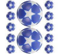 YARNOW Palline Calcio Balilla da Tavolo 32mm, Mini Palloni da Gioco in Plastica Riciclabile, Accessori Sostitutivi Compatibili per Partite di Calcio Balilla Indoor da Gioco Famigliare, Set da 12 Pezzi