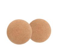 YARNOW Palline da Massaggio Materiale Naturale 2 Pezzi in Sughero per Rilascio Muscolare e Sollievo Dalla Fatica, per Yoga e Fitness su Spalle e Piedi