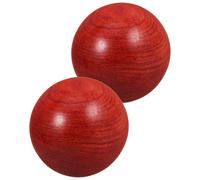 YARNOW Palline di Legno Baoding 2 Pezzi Palline per Massaggio e Allenamento Manuale Mani Strumento per Pilates e Terapia Antistress