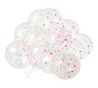 YARNOW Palloncini e Resistente Colorati Trasparenti 50 da 12 Pollici in Lattice per Decorazioni Feste All'aperto e Compleanni