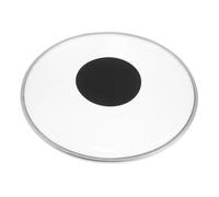 YARNOW Pelle per Tamburo da 12 Pollici con Punto di Rinforzo e Anello per Overtone in Plastica, Accessorio per Batteria con Durabilità e Qualità del Suono Migliorata, per Pratica e Vari